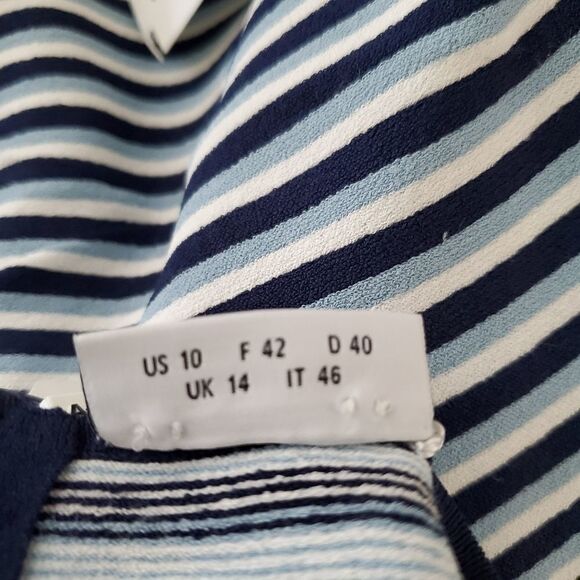 Akris Punto Stripe Fit & Flare Sweater Dress - Picture 16 of 16